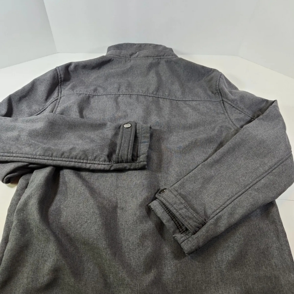 Teflon brand apparel men’s gray full zip fleece lined jacket size M. - Picture 4 of 8